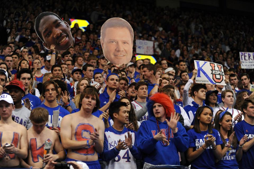 Here's part of what Iowa State will experience Tuesday night at Kansas' always-energetic Allen Fieldhouse.