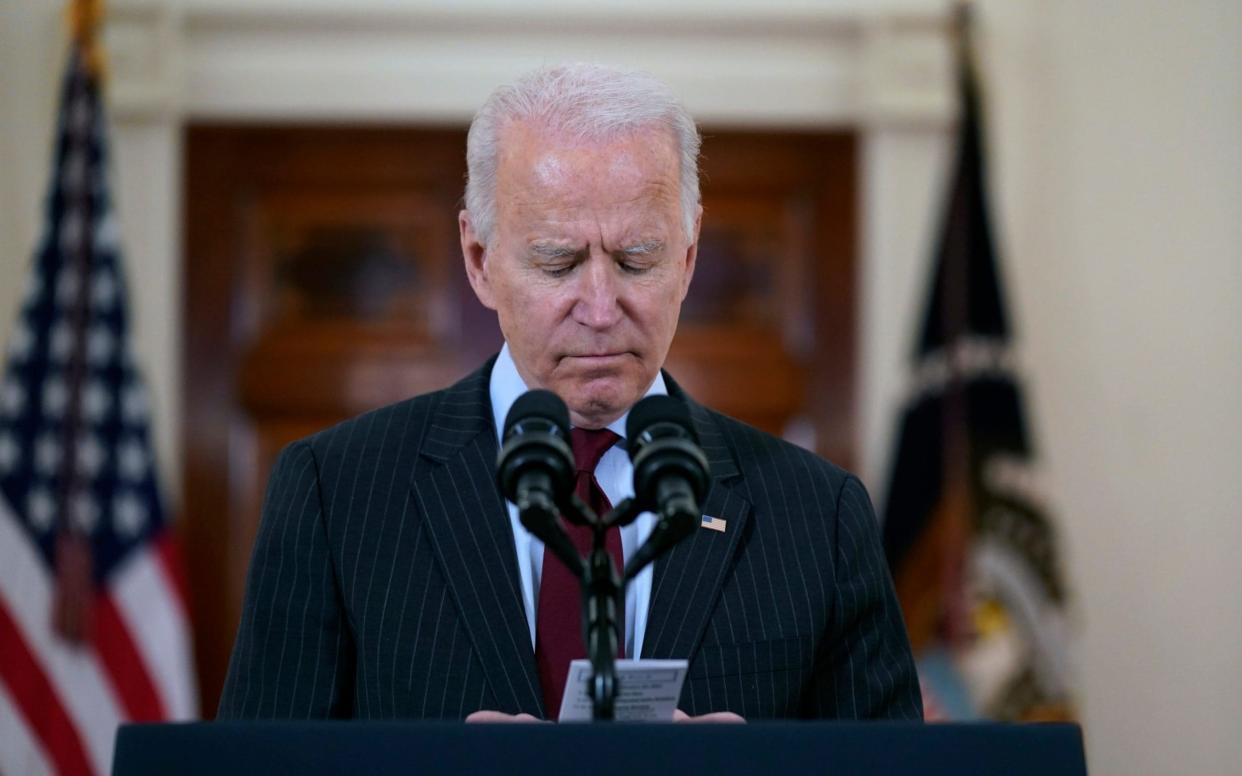 Joe Biden said: "We, as a nation, must remember them so we can begin to heal" - AP