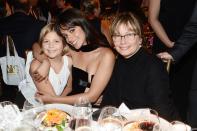 Camila Cabello sits with beneficiary Hope and her mother Sinuhe Estrabao at the Save the Children’s The Centennial Gala: Changing the World for Children on Thursday at The Manhattan Center’s Hammerstein Ballroom in N.Y.C.