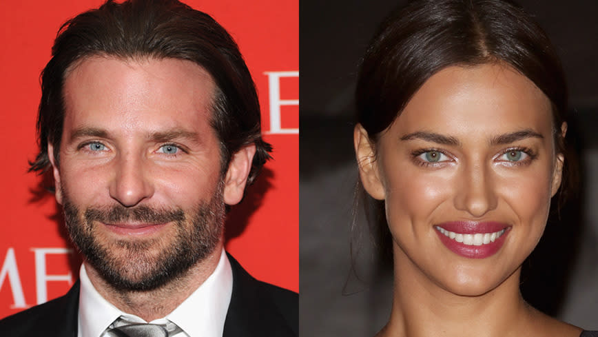 Bradley Cooper (L) and Irina Shayk (R). Photo: Getty