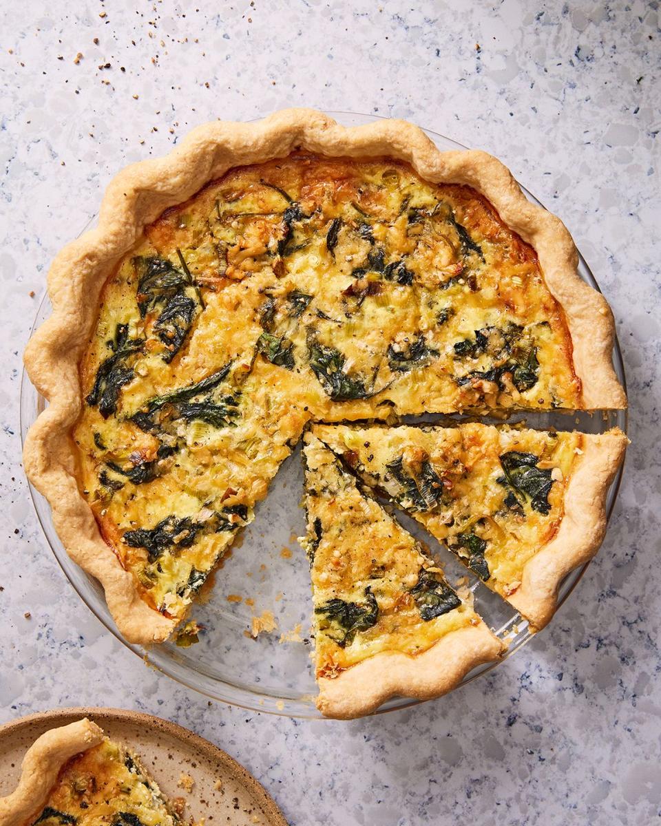 Spinach & Cheese Quiche