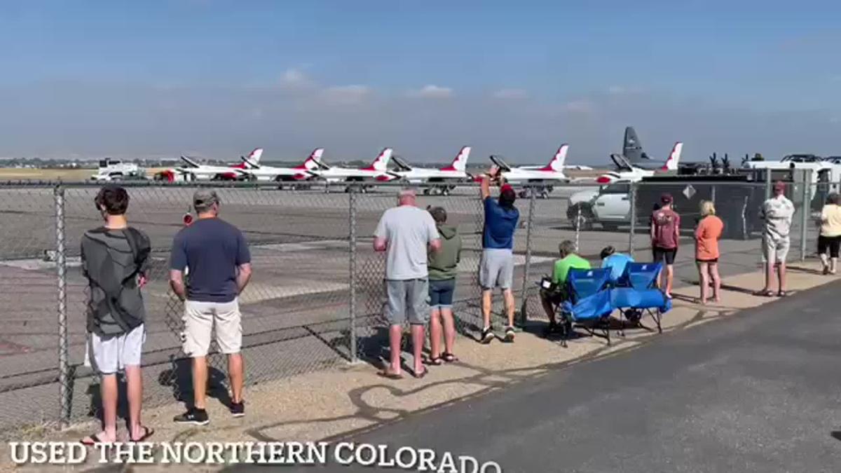 Thunderbirds prepare for Cheyenne Frontier Days airshow_