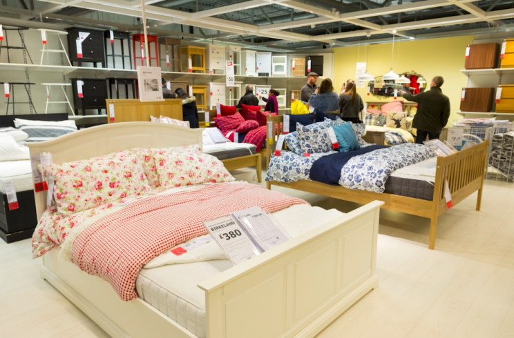 Trend: Teenagers have been holding sleepovers in Ikea stores (Rex)