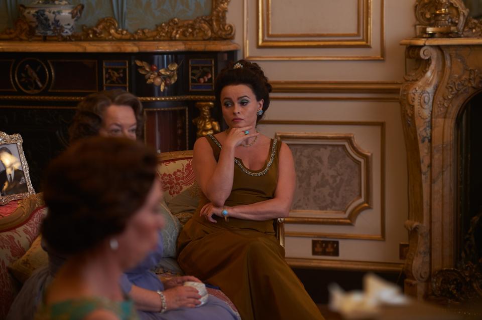 Helena Bonham Carter in series three of The Crown