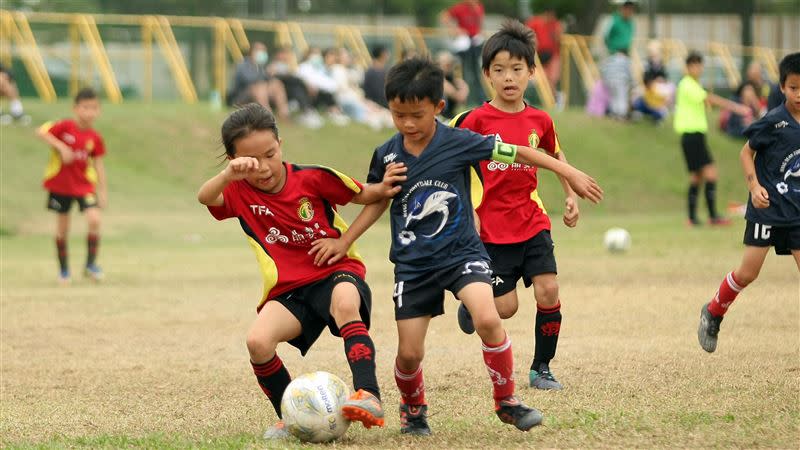 TFA球隊（左）是深耕幼兒足球有口皆碑。（圖／迷你足球協會提供）