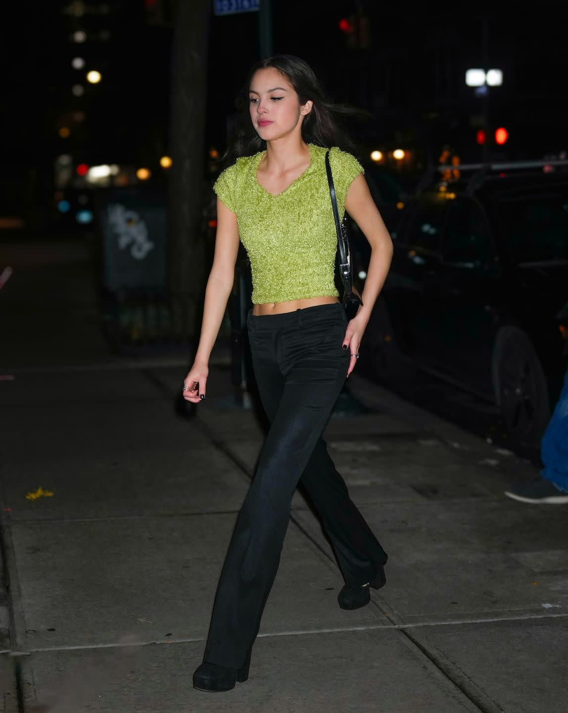 new york, new york december 10 olivia rodrigo is seen at the snl afterparty on december 10, 2023 in new york city photo by gothamgc images