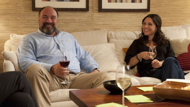 James Gandolfini and Julia Louis-Dreyfus in "Enough Said"<p>Fox Searchlight Pictures</p>