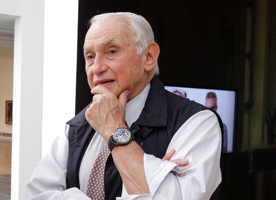 FILE – This Sept. 19, 2014 file photo shows retail mogul Leslie Wexner, at the Wexner Center for the Arts in Columbus, Ohio. (AP Photo/Jay LaPrete, File)