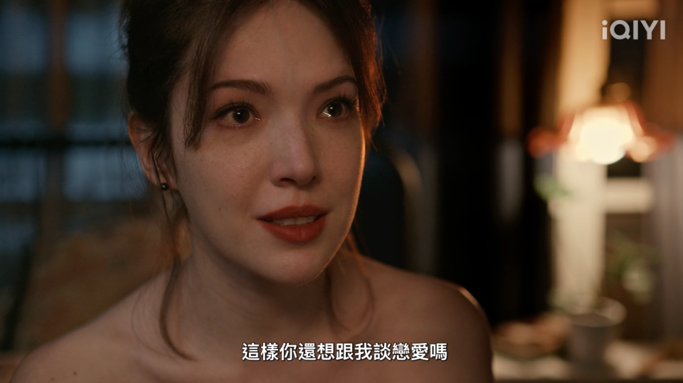 《不夠善良的我們》Rebecca（許瑋甯飾演）得乳癌（圖／翻攝自愛奇藝國際站）