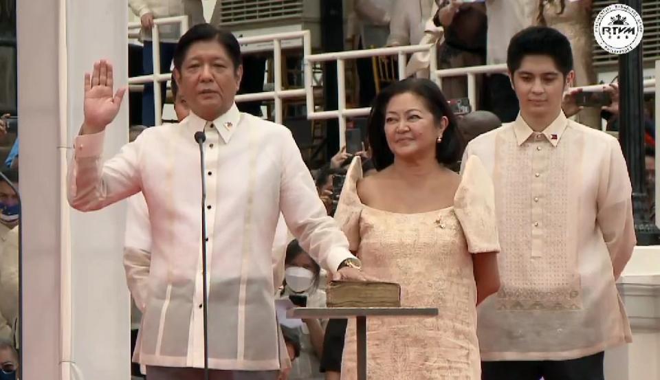 小馬可仕就任菲律賓總統典禮　未邀台灣出席！讚揚獨裁者父親【圖 / 菱傳媒】