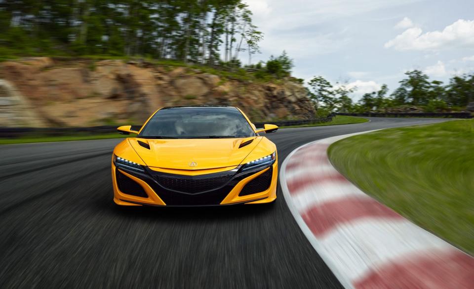 View Photos of the 2020 Acura NSX in Indy Yellow Pearl