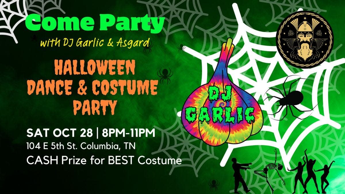 Asgard Brewing Co. & Taproom will host its Halloween Dance & Costume Party from 8-11 p.m. Saturday.