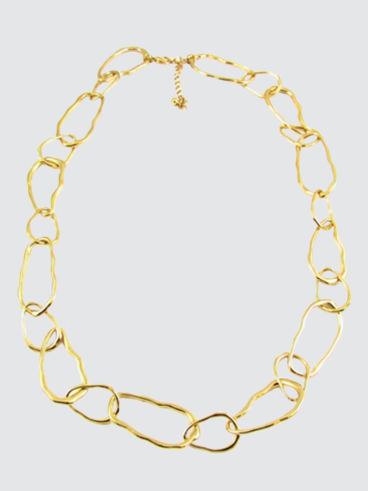 Panacea Organic Gold Link Chain Necklace