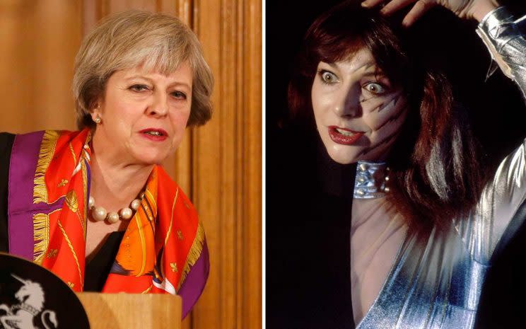 Theresa May and Kate Bush/Getty Images