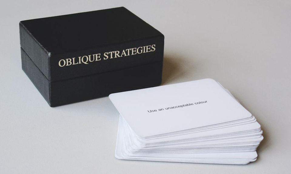Brian Eno Oblique Strategies