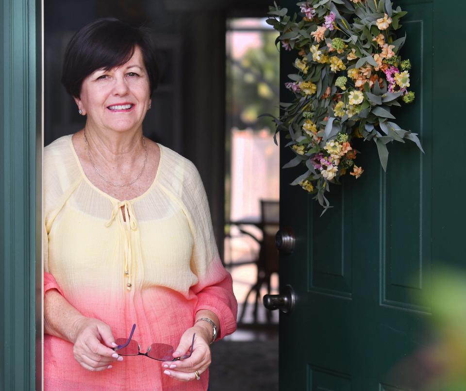 Rhonda McCarthy, a former VE teacher at Quest Elementary School in Viera, pictured at her home in Rockledge.