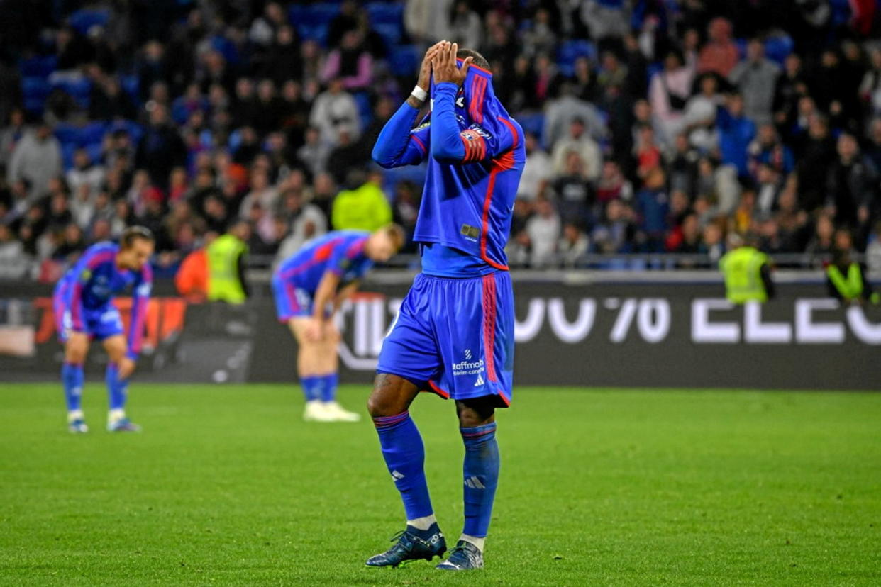 Nouvelle défaite pour l'OL d'Alexandre Lacazette.   - Credit:ARNAUD FINISTRE / AFP