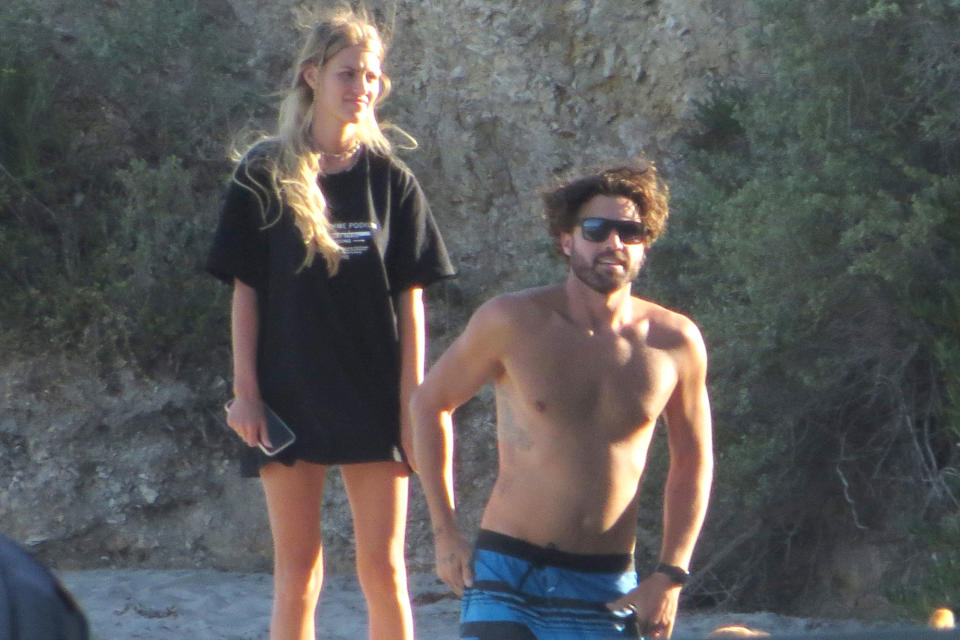<p>Brody Jenner was spotted at a beach in Malibu, California, with Briana Jungwirth, who once dated One Direction band member Louis Tomlinson.</p>