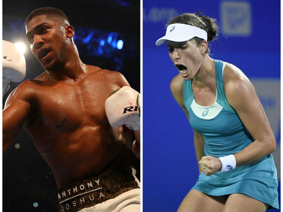 Anthony Joshua and Johanna Konta have both enjoyed a successful year in their respective sports: Getty