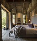 <p>Retractable sliding doors allow the nature breeze and sunlight to enter this beautiful barn home in Napa Valley. Plush textures and calming colors give the interior a cozy feel. Design by <a href="https://deringhall.com/interior-designers/jennifer-robin-interiors" rel="nofollow noopener" target="_blank" data-ylk="slk:Jennifer Robin Interiors;elm:context_link;itc:0;sec:content-canvas" class="link ">Jennifer Robin Interiors</a> and architecture by <a href="https://www.chairish.com/shop/wade-design-architects" rel="nofollow noopener" target="_blank" data-ylk="slk:Wade Design Architects;elm:context_link;itc:0;sec:content-canvas" class="link ">Wade Design Architects</a>. </p>