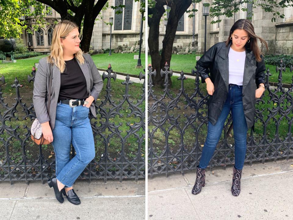 Brittany and Danielle each found this to be the easiest look to put together during the challenge week.&nbsp; (Photo: <a href="https://www.instagram.com/shilohnoelle/" target="_blank">Shiloh Gulickson</a>)