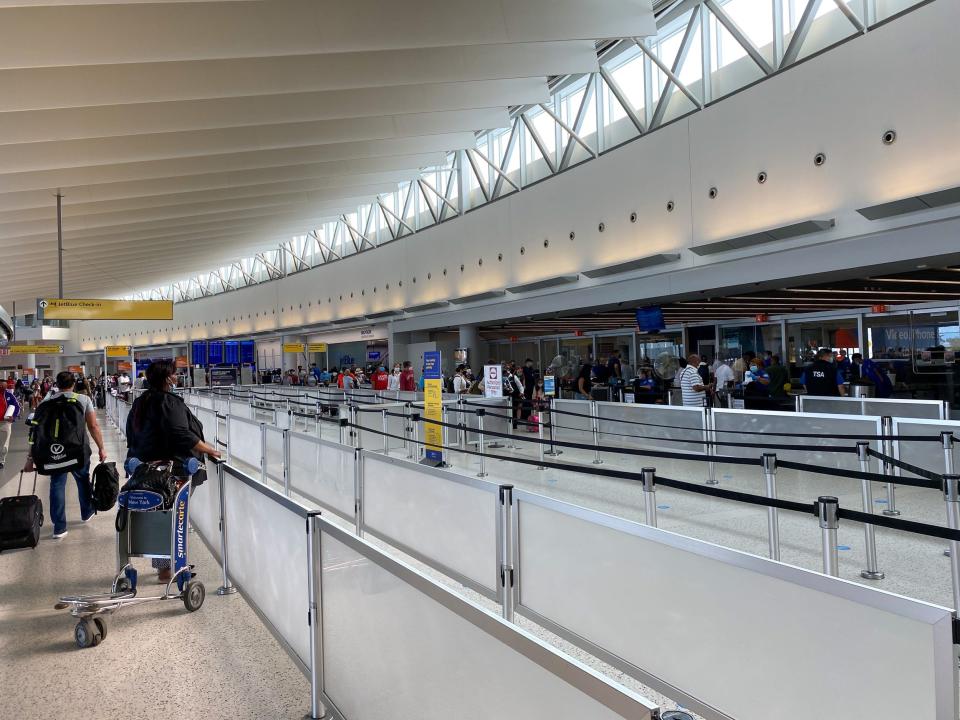 Flying from JFK Airport during pandemic