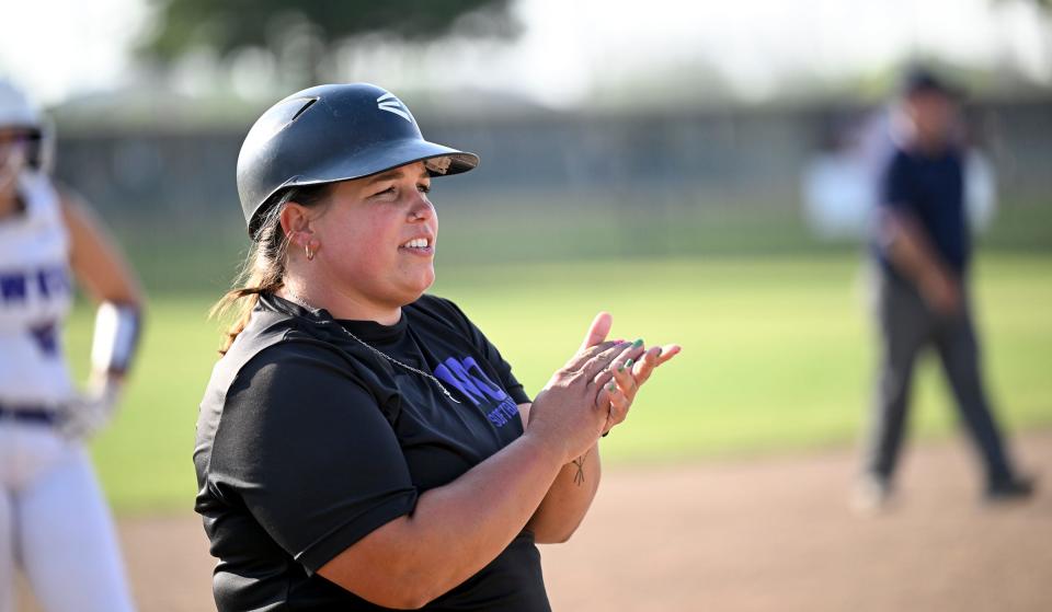 Mission Oak hosts Tulare Union in a West Yosemite League high school softball game on Wednesday, April 17, 2024.