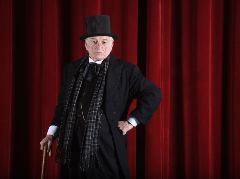 Tony Rivenbark played Scrooge in numerous productions of "A Christmas Carol" over the years.