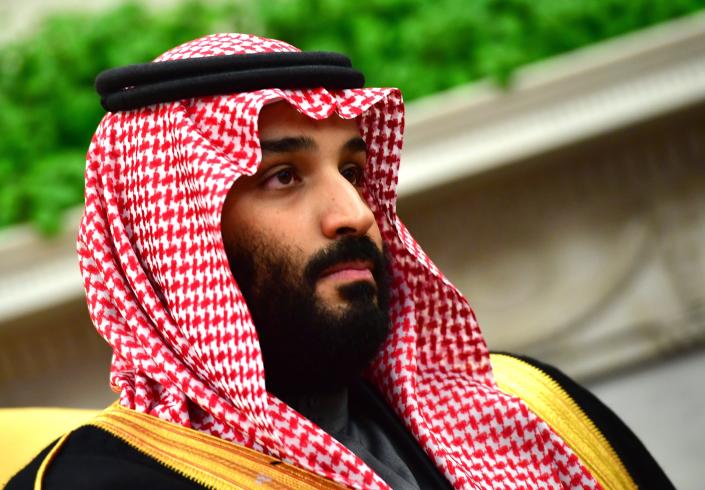 Наследный принц Мухаммед бин Салман из Королевства Саудовская Аравия.