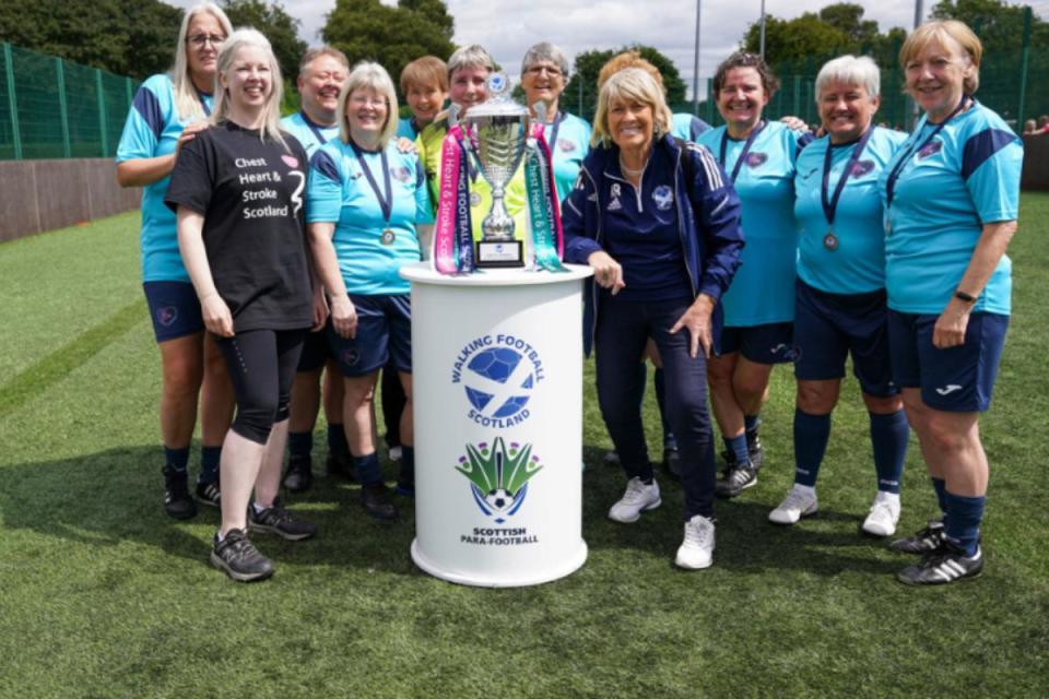 The Walking Football Scottish Cup was held on June 22 at the Glasgow Green Football Centre <i>(Image: Chest Heart & Stroke Scotland)</i>