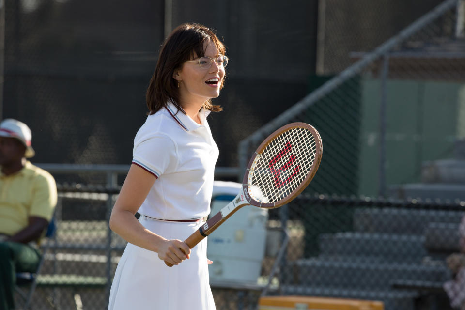 The last person to score consecutive Best Actress trophies was&nbsp;Katharine Hepburn, way back in 1968 and '69. Emma Stone won earlier this year for "La La Land," which dampens her odds for "Battle of the Sexes," in which she gracefully portrays tennis champ Billie Jean King. The movie hasn't seen the runaway box-office success needed to galvanize it beyond its pleasant-at-best reviews.&nbsp;At the Toronto Film Festival, where the movie screened in September, a publicist told me&nbsp;Stone isn't itching to&nbsp;mount another grueling awards crusade.&nbsp;It's possible she'll wrest support on name alone, though, given her incredible charm.