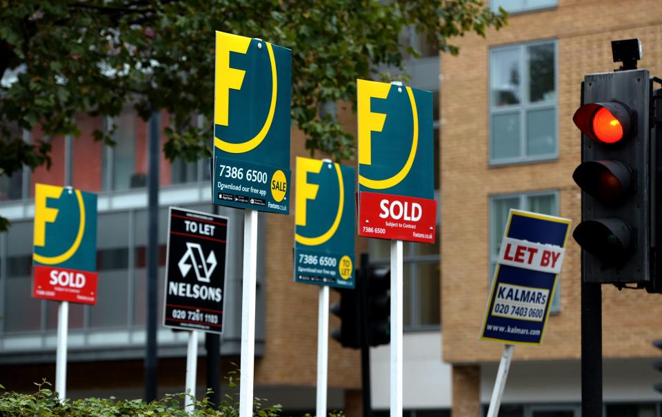 Changes to stamp duty saved buyers of an average home £3,419 while the average sale price of a property has soared £21,956 (PA Archive)