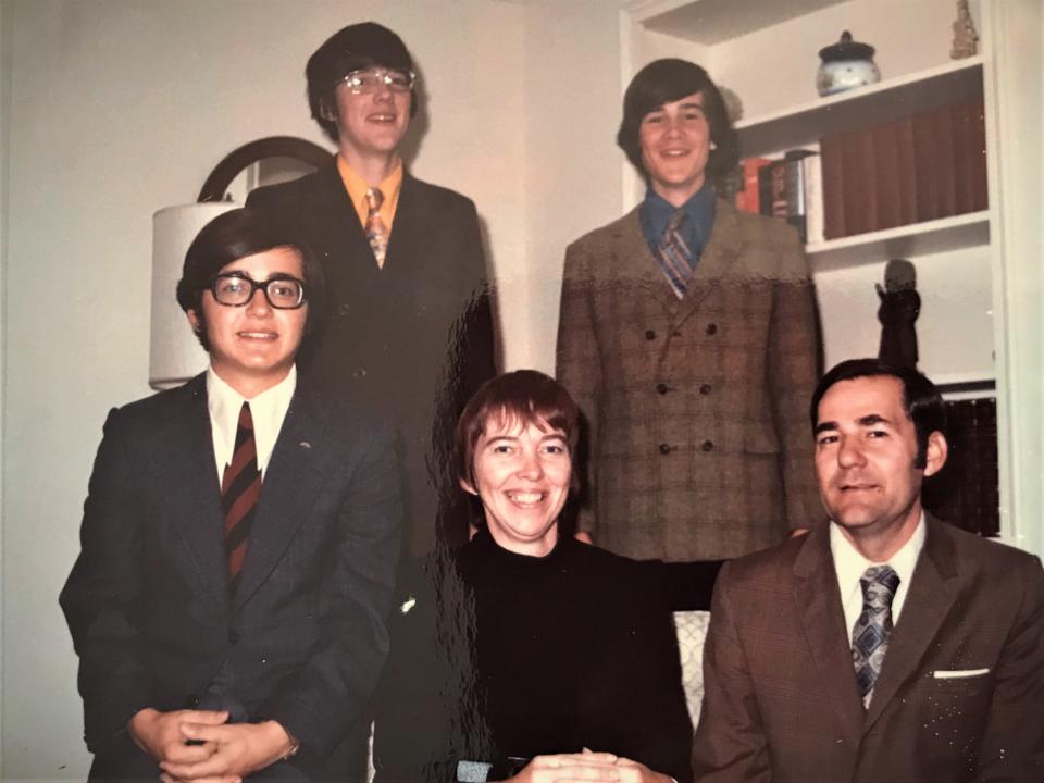 Zafer Malazgirt, from left and the Buchanans: Jane, Joel, and back row, Joey and Stephen.