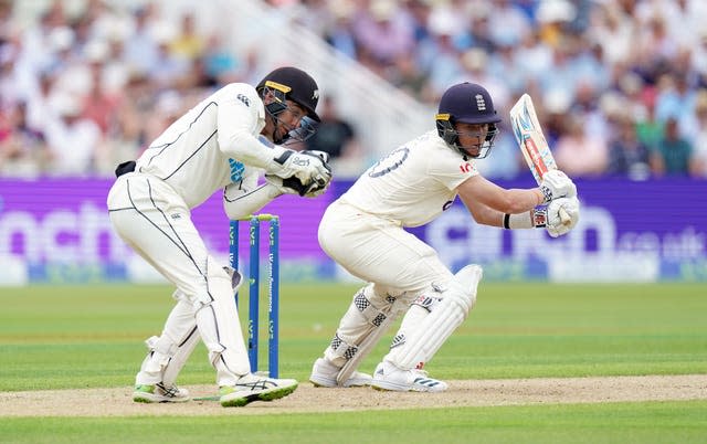 Pope, right, made a total of 84 runs in four innings during the Test series against New Zealand