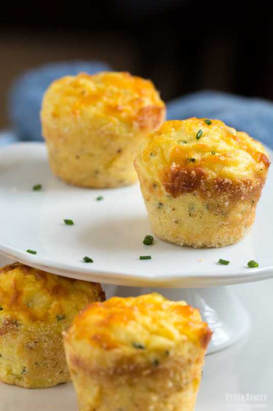 <p>Vespresso</p><p>These leftover potato cups with cheddar and chives are so easy to make and budget-friendly—and they taste divine. They have a crunchy crust and a creamy and flavorful filling. </p><p><strong>Get the recipe: <a href="http://www.vespresso.cooking/en/2018/02/potato-cheddar-chives-cups/" rel="nofollow noopener" target="_blank" data-ylk="slk:Leftover Potato Cups with Cheddar and Chives;elm:context_link;itc:0;sec:content-canvas" class="link ">Leftover Potato Cups with Cheddar and Chives</a></strong></p><p><strong>Related: <a href="https://www.yahoo.com/lifestyle/70-smashed-mashed-roasted-red-202447676.html" data-ylk="slk:Smashed, Mashed and Roasted Red Potato Recipes;elm:context_link;itc:0;sec:content-canvas;outcm:mb_qualified_link;_E:mb_qualified_link;ct:story;" class="link  yahoo-link">Smashed, Mashed and Roasted Red Potato Recipes</a></strong></p>