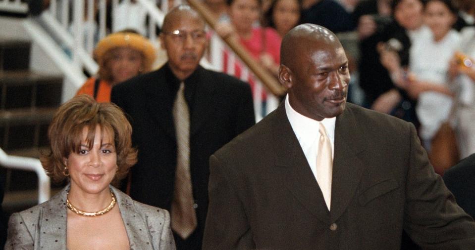 Michael Jordan und Juanita Vanoy