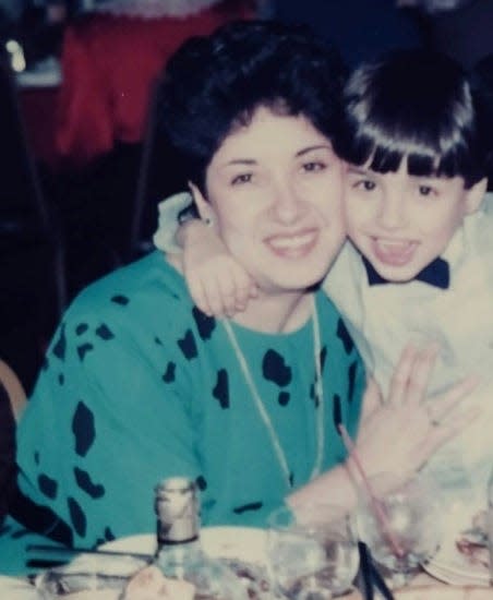 David Viana, executive chef of Lita, with his mother, Rosa Lita Viana.