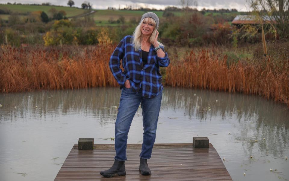 'One thing my kids were excited about was creating a wild swimming pond,' says Jo Wood - John Lawrence