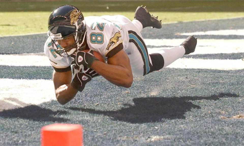Jimmy Smith, who is the top receiver in Jaguars history, caught 862 passes for 12,287 yards in his Jacksonville career.