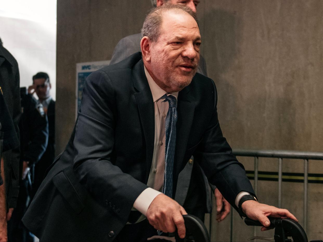 Harvey Weinstein enters New York City Criminal Court on 24 February 2020 in New York City (Scott Heins/Getty Images)