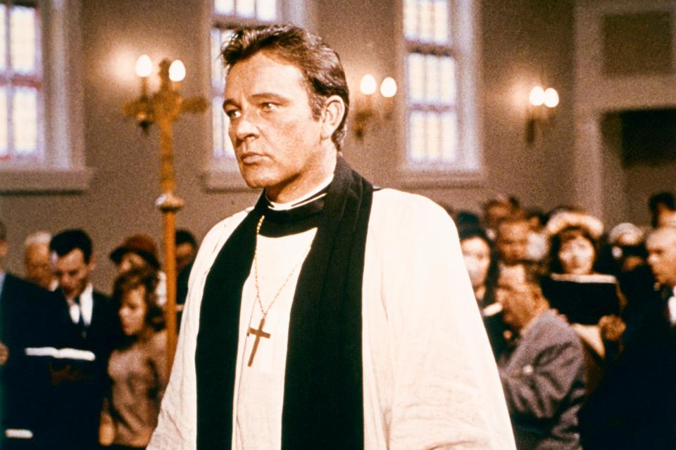 Rev. Dr. T. Lawrence Shannon (Richard Burton) in The Night of the Iguana