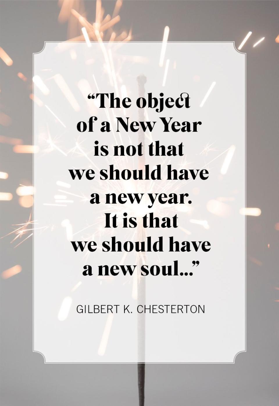 new years quotes gilbert k chesterton