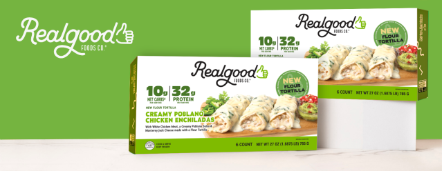 The Real Good Food Company Low Carb Chicken Enchiladas, 4.7 oz