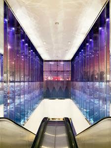 Bendheim Gradient Glass Enhances the Shopping Experience at Saks