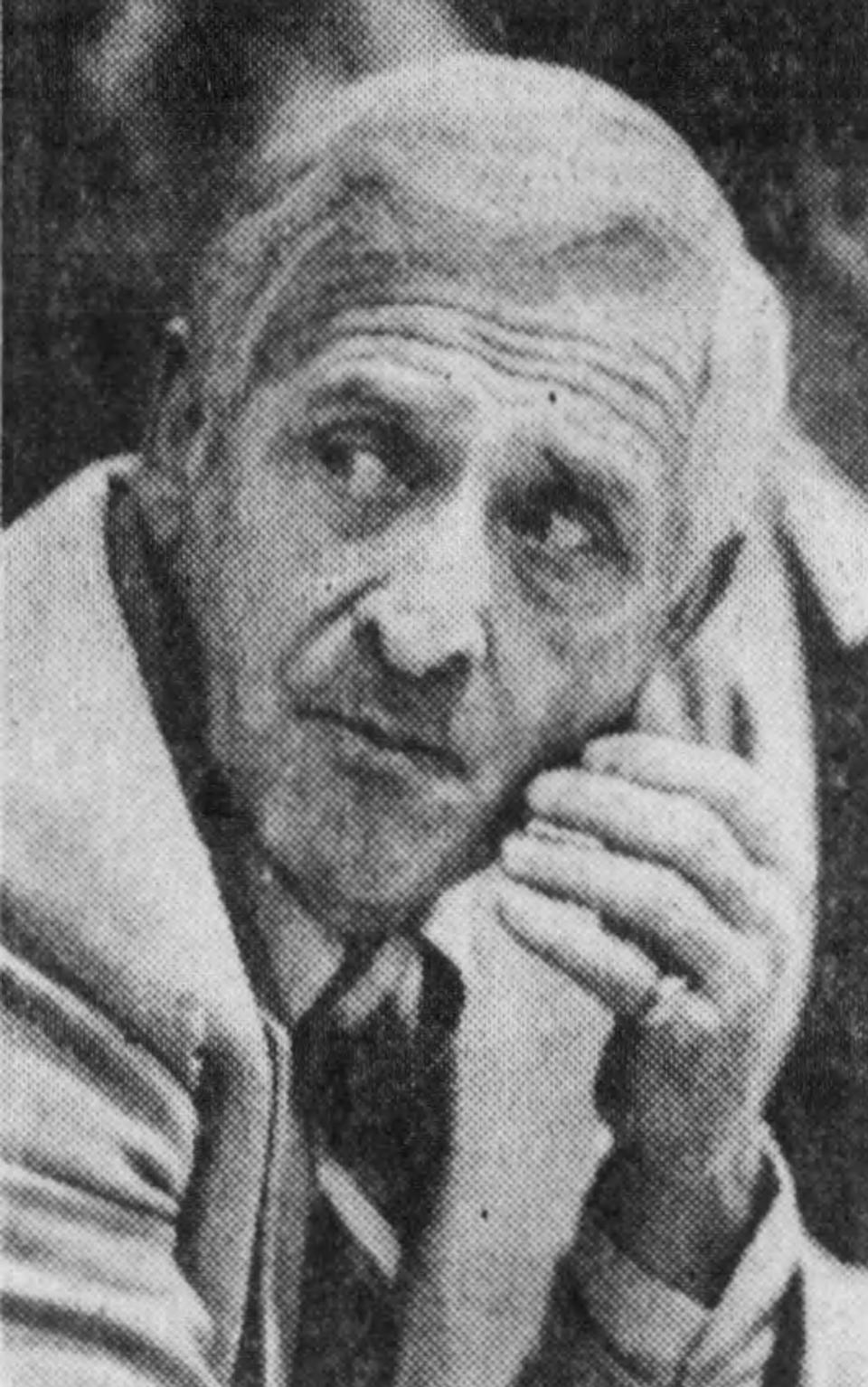 Basketball coach Jules “Ace” Hoffstein