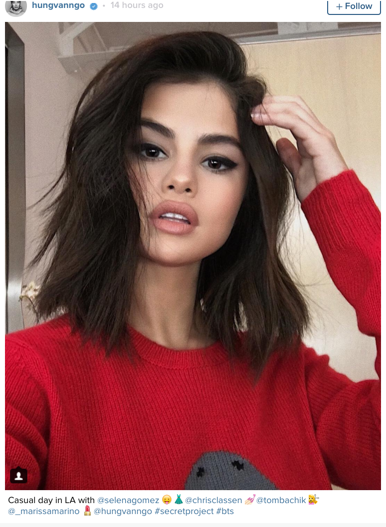 Selena Gomez's New Hair Is Much Shorter (and It's Supercute)