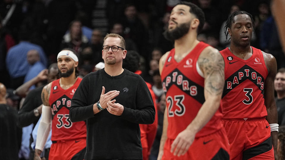 Things didn&#39;t improve a whole lot for the struggling Raptors over their recent six-game homestand. (Photo via USA TODAY Sports)