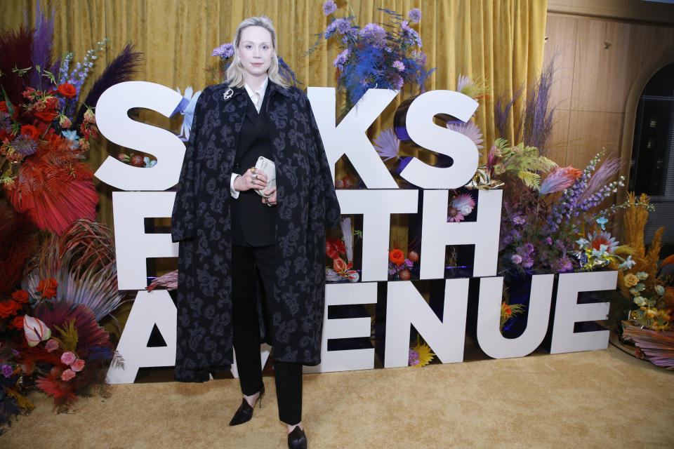 Gwendoline Christie at the anniversary of L'Avenue at Saks in New York City on Feb. 4.