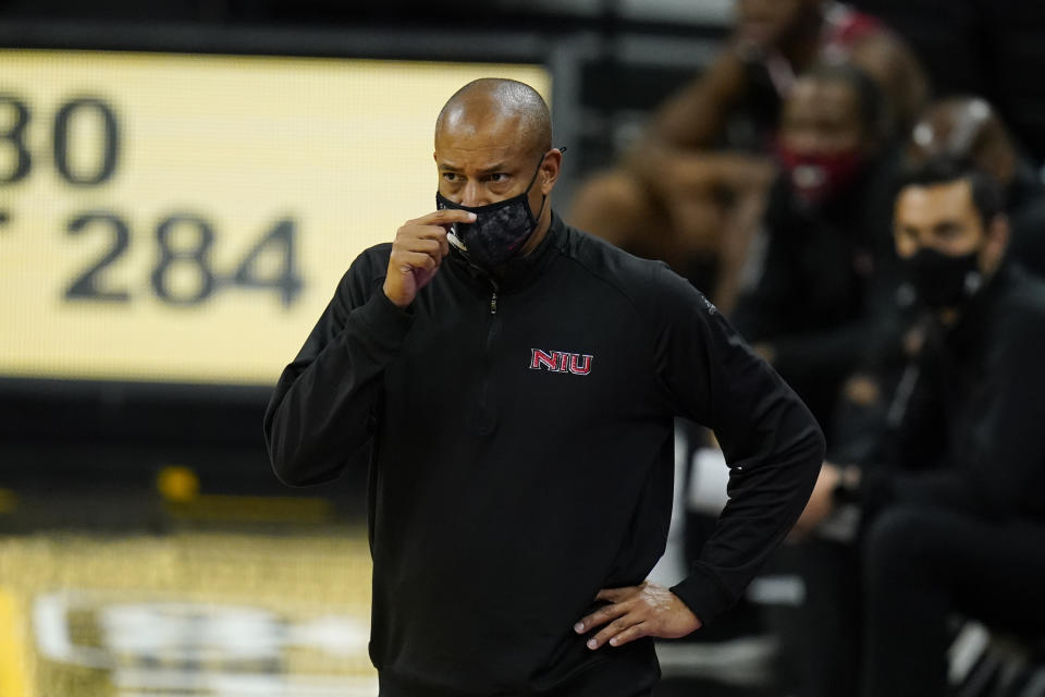 Northern Illinois head coach Mark Montgomery