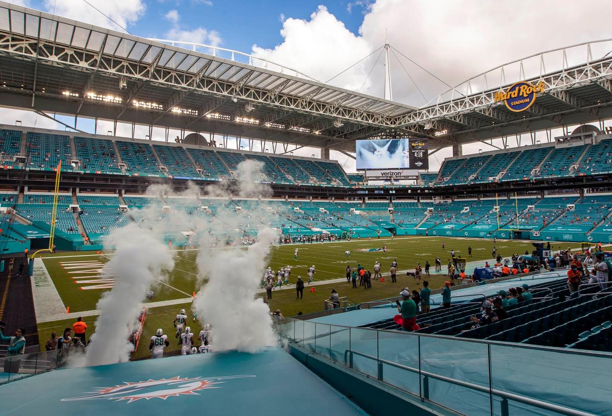 Hard Rock Stadium's elevators outfitted for 2021 season